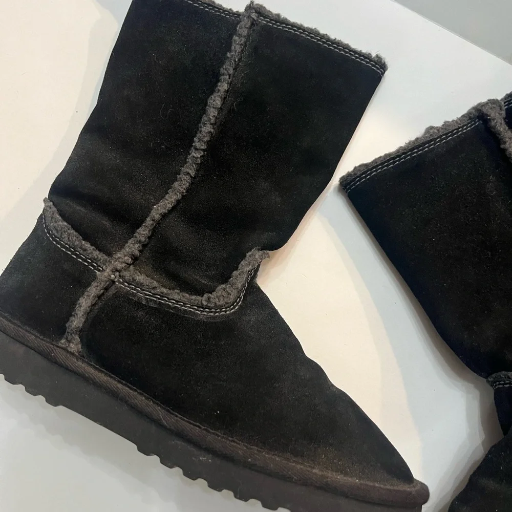 AMERICAN EAGLE winter suede boots Sherpa lined size 9‎